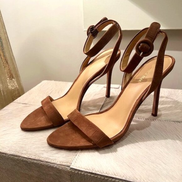 Veronica Beard Darcelle Ankle-Strap Stiletto Heels - Picture 1 of 9